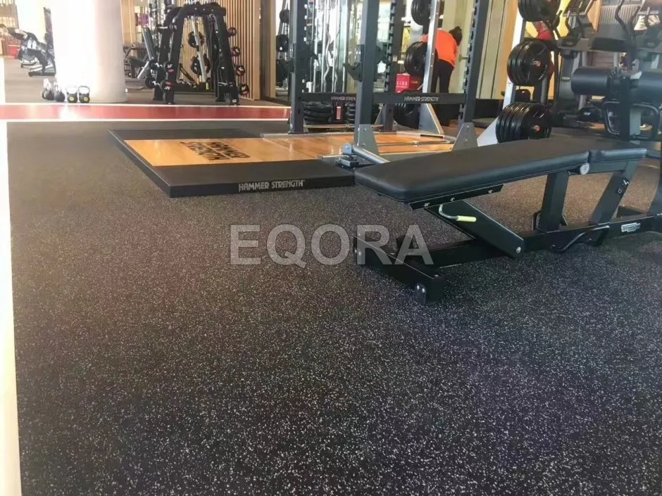 Резиновые рулонные покрытия для спортивных залов из крошки в Касли